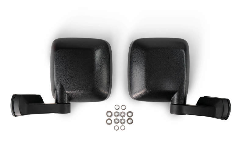 Load image into Gallery viewer, DV8 18-22 Jeep 4 Door JL/JT Aluminum Half Doors with Perforated Mesh Front
