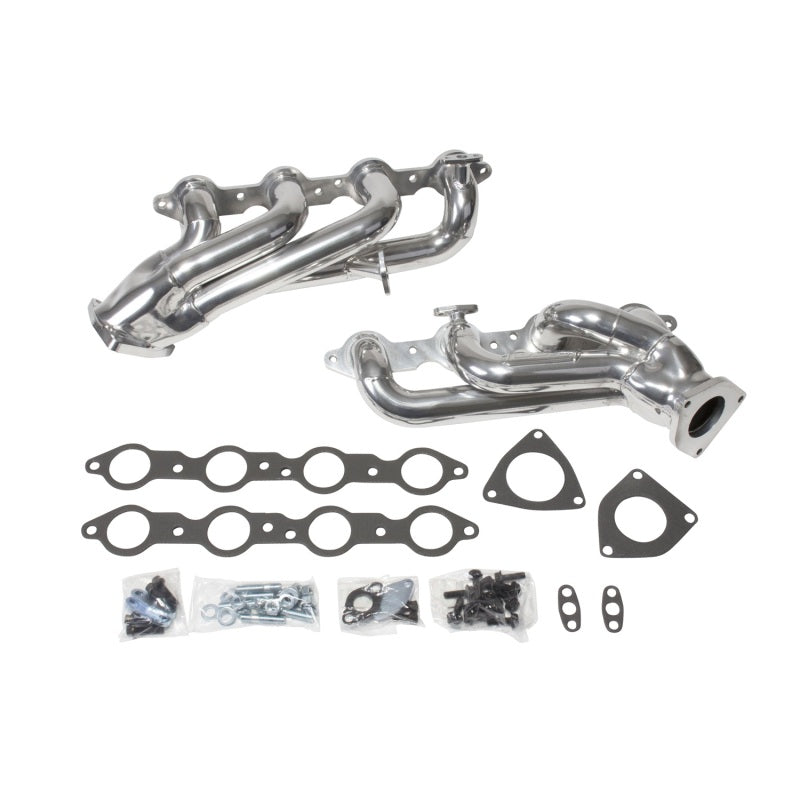 Load image into Gallery viewer, BBK 99-04 GM Truck SUV 4.8 5.3 Shorty Tuned Length Exhaust Headers - 1-3/4 Silver Ceramic
