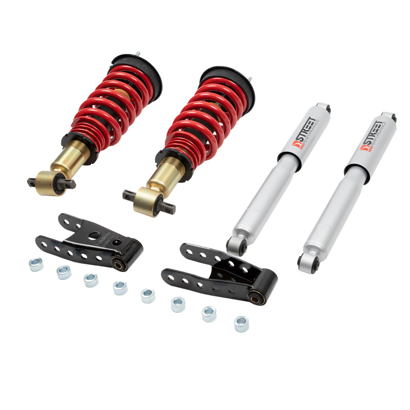 Load image into Gallery viewer, Belltech Coilover Kit 07-18 GM Sierra 1500 All Cabs/Short Bed F -1in to -3in / R 2in to -2in 2/4WD
