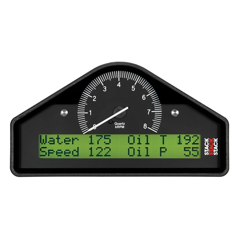 Load image into Gallery viewer, Autometer Stack Race Display Pre-Configured 0-8K RPM (PSI/DEG.F/MPH)
