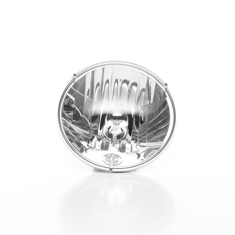 Load image into Gallery viewer, KC HiLiTES Universal/97-06 Jeep TJ 7in. Halogen H4 DOT Approved Headlight 55/60w Lexan (Single)
