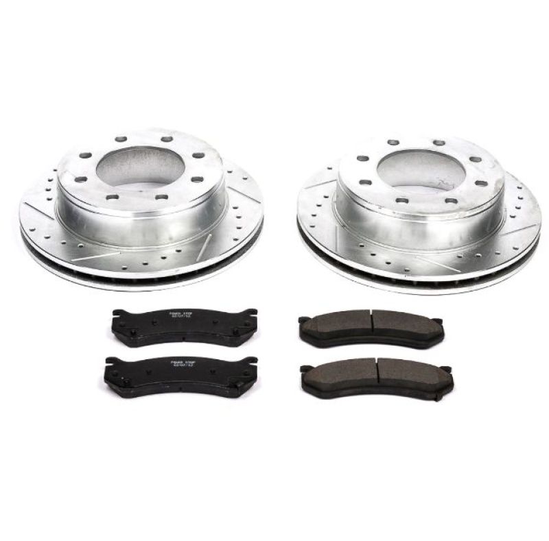 Load image into Gallery viewer, Power Stop 01-03 Chevrolet Silverado 1500 HD Rear Z23 Evolution Sport Brake Kit
