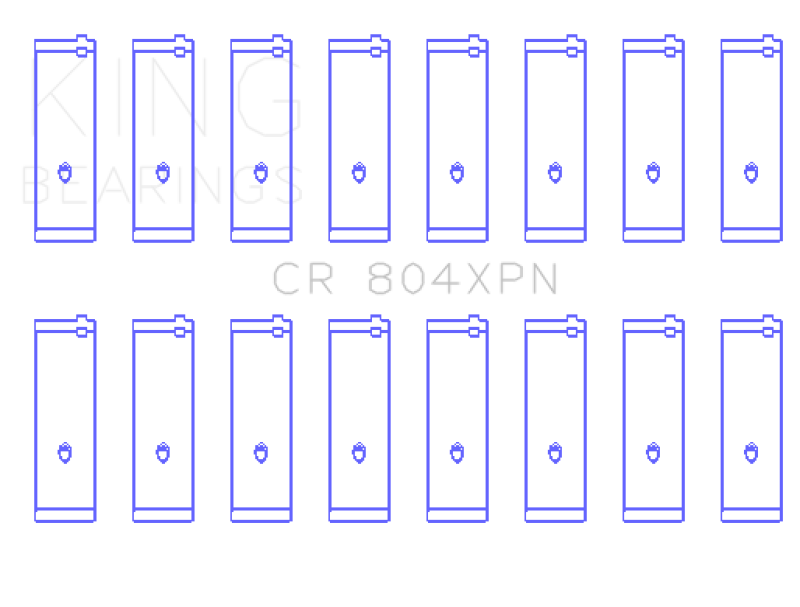 Load image into Gallery viewer, King Engine Bearings Ford 283 / 302 (Size STD) Performance Rod Bearing Set
