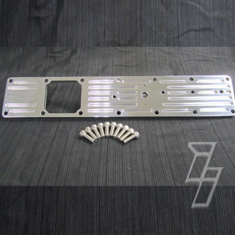 Load image into Gallery viewer, Industrial Injection 89-98.5 Dodge Cummins 5.9L PDM Billet Intake Plate Polished PDM By
