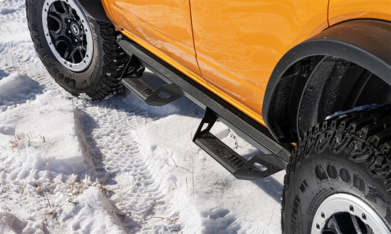 Load image into Gallery viewer, N-Fab 21-22 Ford Bronco 2 Door Predator PRO Step System - Wheel 2 Wheel - Tex. Black
