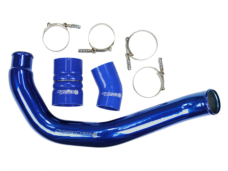 Load image into Gallery viewer, Sinister Diesel 03-07 Ford 6.0L Powerstroke Hot Side Charge Pipe
