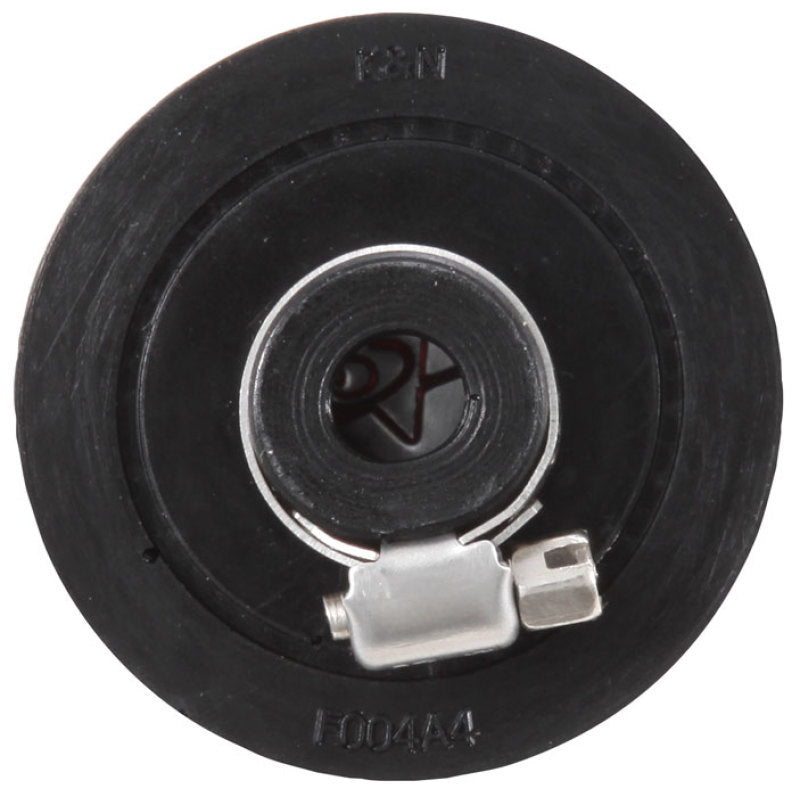 Load image into Gallery viewer, K&amp;N Clamp On Rubber Base Crankcase Vent Filter 0.375in Flange ID x 2in OD x 1.5in Height
