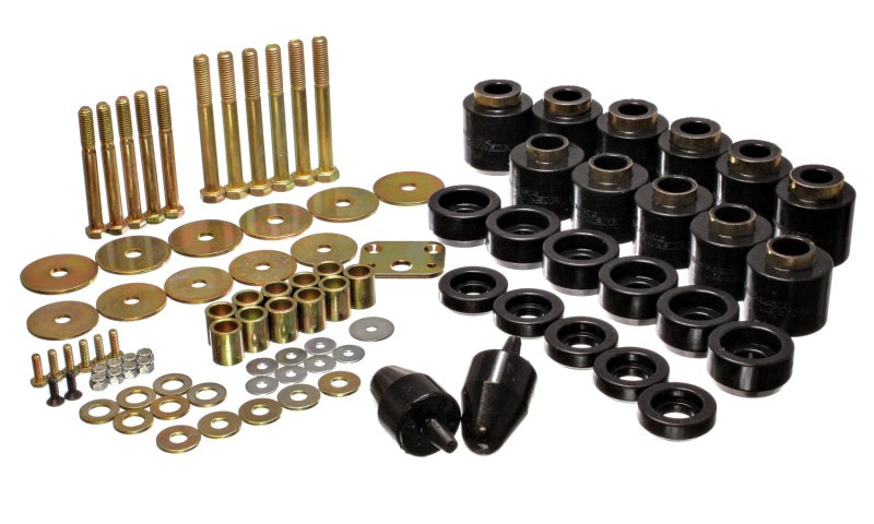 Load image into Gallery viewer, Energy Suspension 1in Black Body Lift Kit
