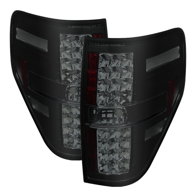 Load image into Gallery viewer, Spyder Ford F150 09-14 LED Tail Lights Black Smoke ALT-YD-FF15009-LED-BSM
