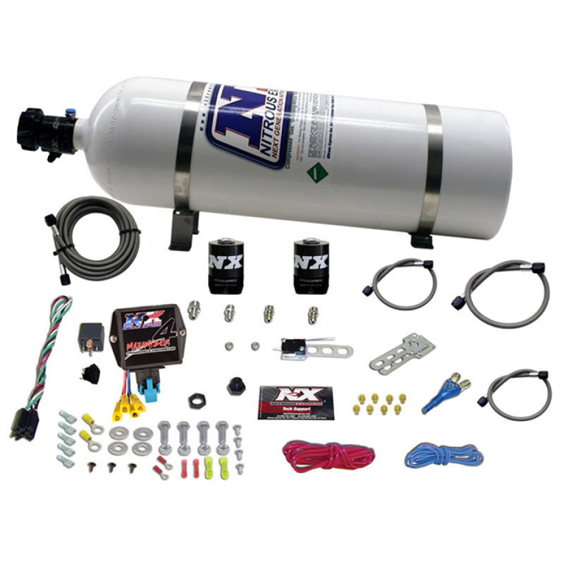 Load image into Gallery viewer, Nitrous Express Instaboost Digital EFI Nitrous Kit w/15lb Bottle
