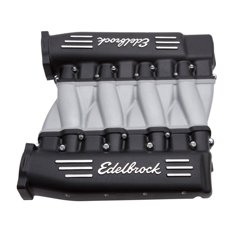 Load image into Gallery viewer, Edelbrock Manifold Chevy Ls LS3 Cross Ram w/ Black Plenums
