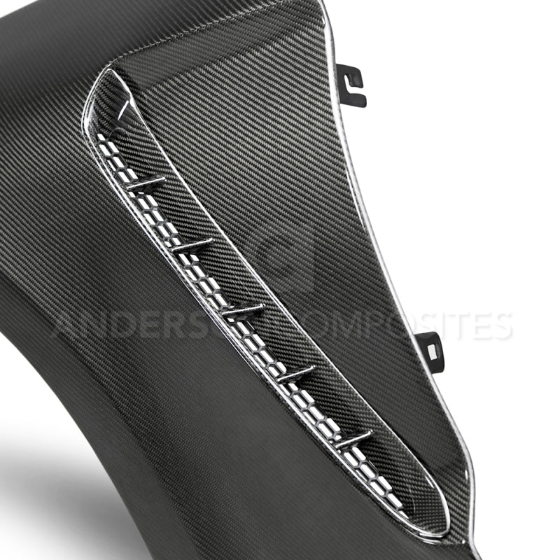 Load image into Gallery viewer, Anderson Composites 2018 Ford Mustang GT350 Style Carbon Fiber Fenders (Pair)
