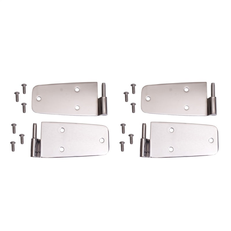 Load image into Gallery viewer, Rugged Ridge 76-93 Jeep CJ / Jeep Wrangler Stainless Door Hinge Kit
