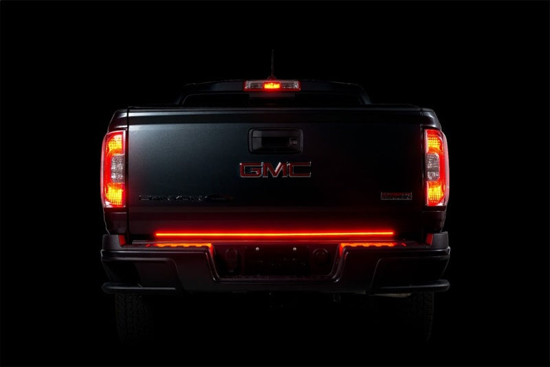 Load image into Gallery viewer, Putco 48in Red Blade LED Tailgate Light Bar for Ford Trucks w/ Blis and Trailer Detection
