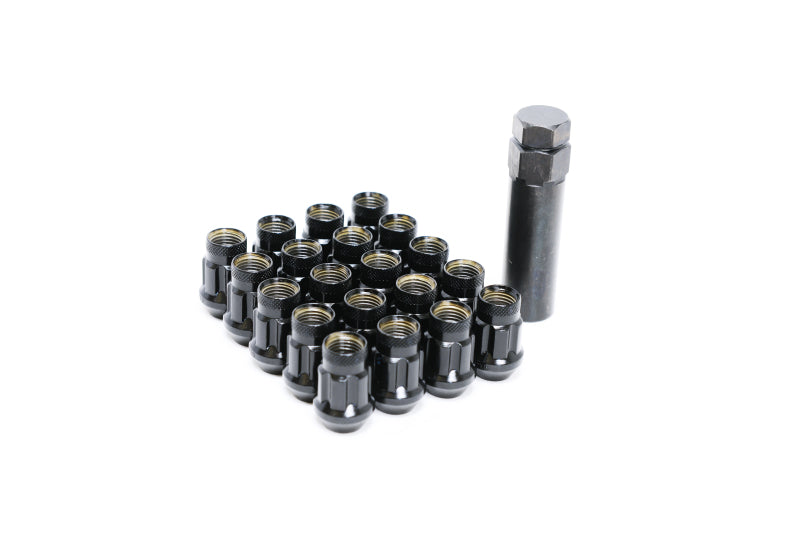 Load image into Gallery viewer, Wheel Mate Monster Lug 35 Short Lug Nut Set of 20 - Black 14x1.50
