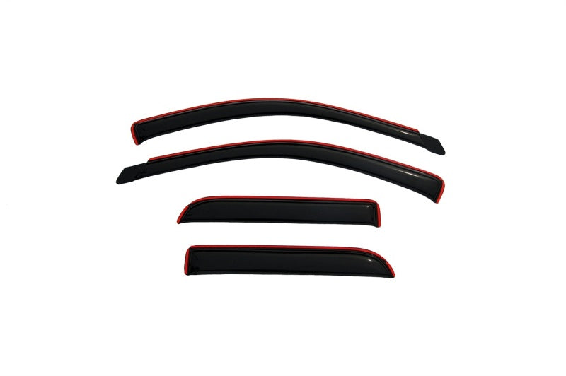Load image into Gallery viewer, AVS 02-08 Dodge RAM 1500 Quad Cab Ventvisor In-Channel Front &amp; Rear Window Deflectors 4pc - Smoke

