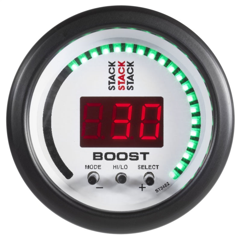 Load image into Gallery viewer, Autometer Stack 52mm -1 to +2 Bar (-30INHG to +30 PSI) Boost Controller - White
