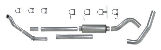 Diamond Eye KIT 4in Turbo Back Single AL: 94-97 FORD 7.3L F250/F350 PWRSTROKE NFS W/ CARB EQUIV STDS