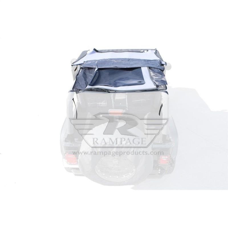 Load image into Gallery viewer, Rampage 1992-1995 Jeep Wrangler(YJ) Frameless Soft Top Kit - Black Diamond
