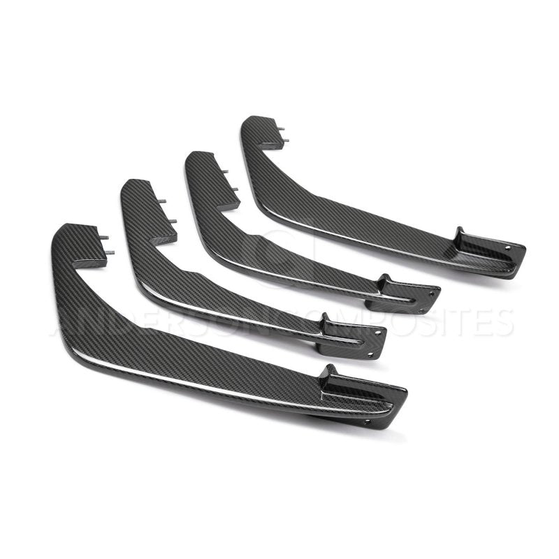 Load image into Gallery viewer, Anderson Composites 20-21 Chevrolet Corvette C8 Stingray Carbon Fiber Rear Diffuser Fins (Set of 4)
