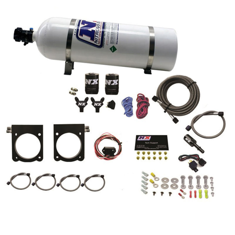 Load image into Gallery viewer, Nitrous Express 13-17 Dodge Viper (Gen-V) Nitrous Plate Kit (50-400HP) w/15lb Bottle
