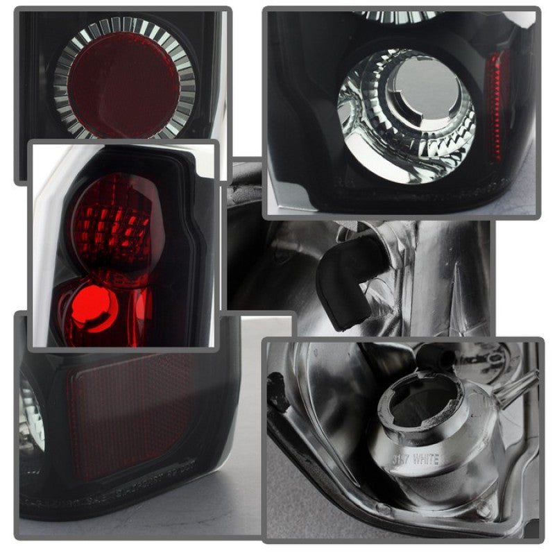 Load image into Gallery viewer, Spyder Ford F150 87-96/Ford Bronco 88-96 Euro Style Tail Lights Black Smoke ALT-YD-FF15089-BSM
