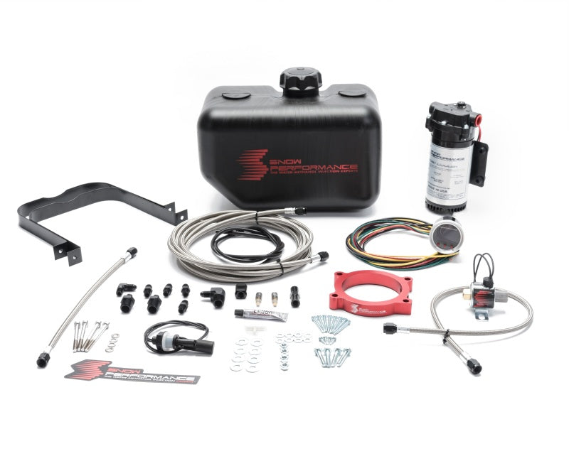Load image into Gallery viewer, Snow Performance 10-15 Camaro Stg 2 Boost Cooler F/I Water Injection Kit (SS Braided Line &amp; 4AN)
