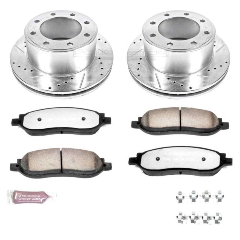 Load image into Gallery viewer, Power Stop 05-07 Ford F-250 Super Duty Rear Z36 Truck &amp; Tow Brake Kit
