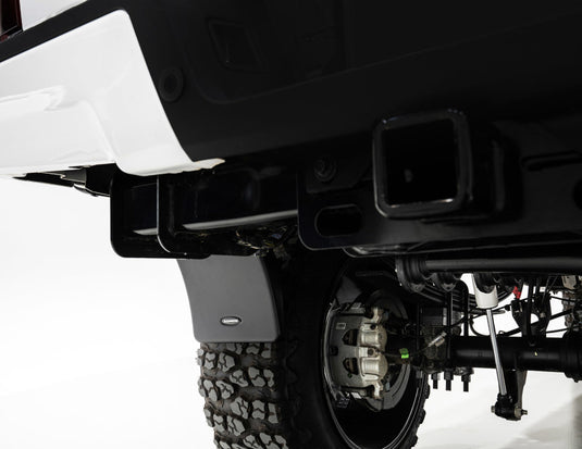 Bushwacker 14-18 GMC Sierra 1500 Trail Armor Rear Mud Flaps (Fits Pocket Style Flares)