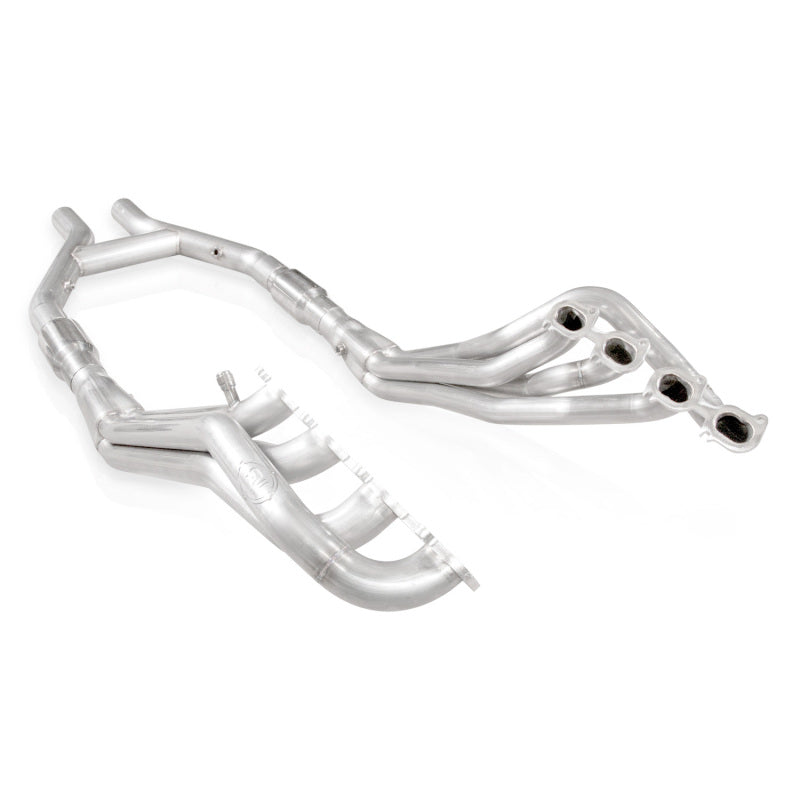 Load image into Gallery viewer, Stainless Works 2007-14 Shelby GT500 Headers 1-7/8in Primaries High-Flow Cats H-Pipe
