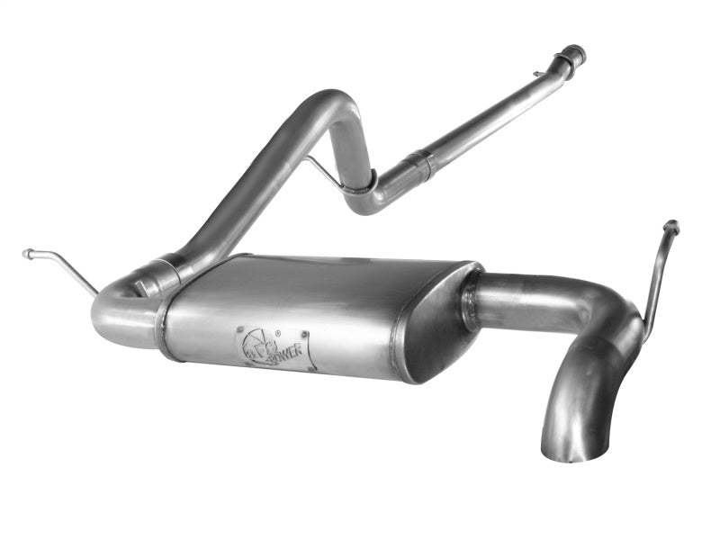 Load image into Gallery viewer, aFe MACHForce XP Exhausts Cat-Back SS-409 EXH CB Jeep Wrangler 2012 V6-3.6L (4 Dr)
