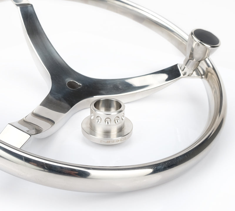 Load image into Gallery viewer, NRG Short Spline Adapter - Stainless Steel 3/4 Keyway Tapered Shaft for Marine
