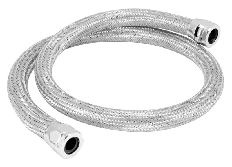 Load image into Gallery viewer, Spectre Stainless Steel Flex Heater Hose Kit 5/8in. Diameter - 4ft. Chrome
