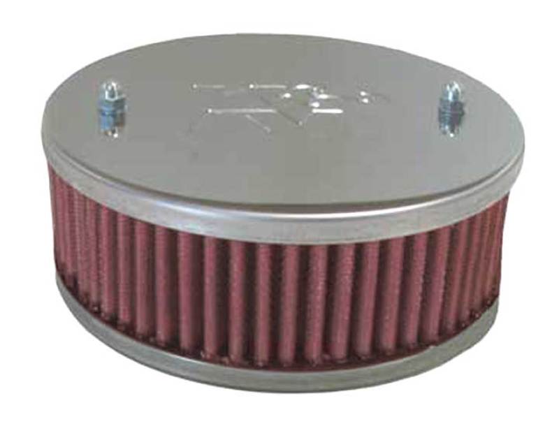 Load image into Gallery viewer, K&amp;N Universal Custom Air Filter - Oval 1.375in Flange / 4.875in ID / 2.25in Overall Height
