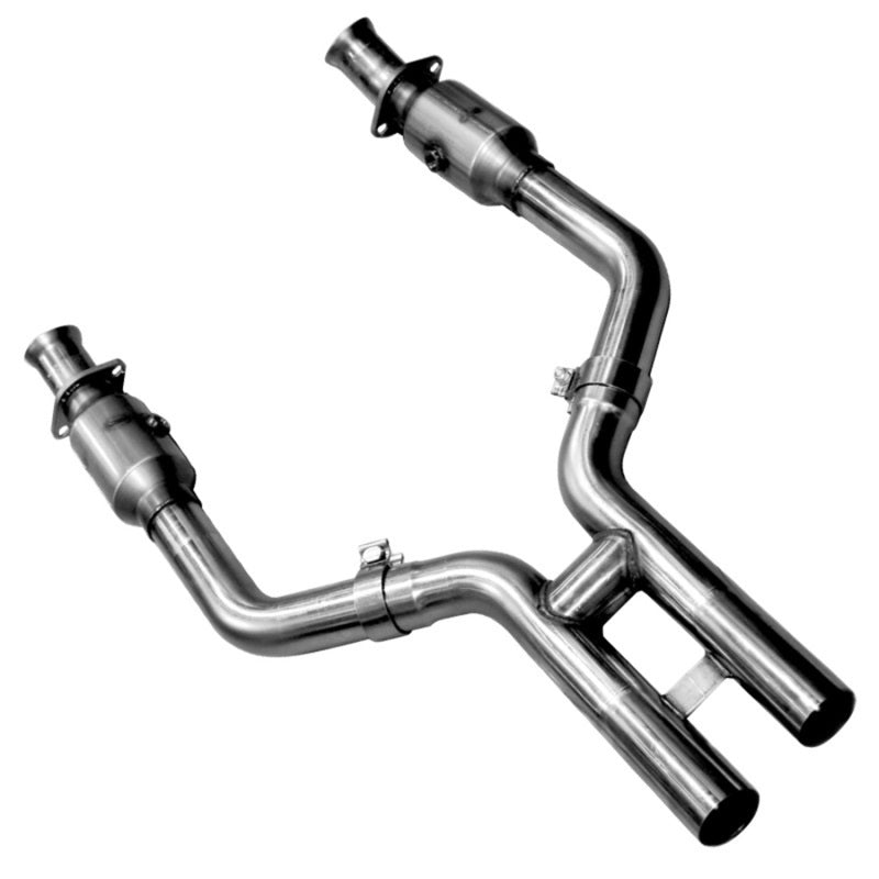Load image into Gallery viewer, Kooks 11-14 Ford Mustang GT 5.0L 4V 3in x 2 3/4in OEM Exhaust GREEN Cat H Pipe Kooks HDR Req
