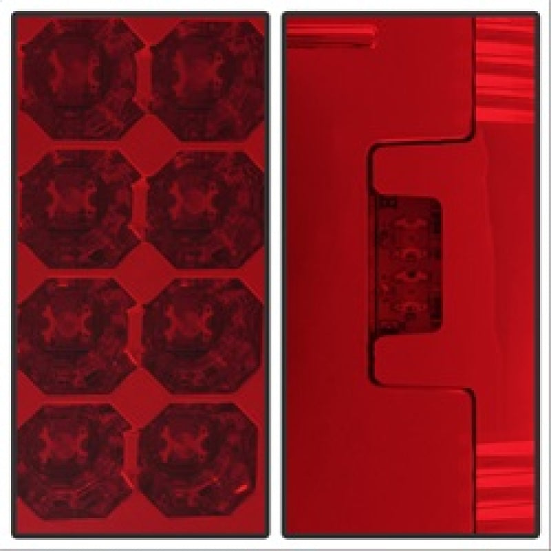 Load image into Gallery viewer, Spyder Ford F150 side 97-03/F250/350 Duty 99-07 LED Tail Lights Red Clear ALT-YD-FF15097-LED-RC
