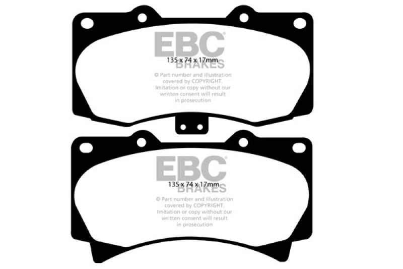 Load image into Gallery viewer, EBC 05-07 Hummer H3 3.5 Yellowstuff Front Brake Pads
