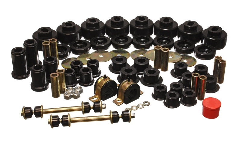 Load image into Gallery viewer, Energy Suspension 01-06 Chevy Silverado 4WD Black Hyper-flex Master Bushing Set
