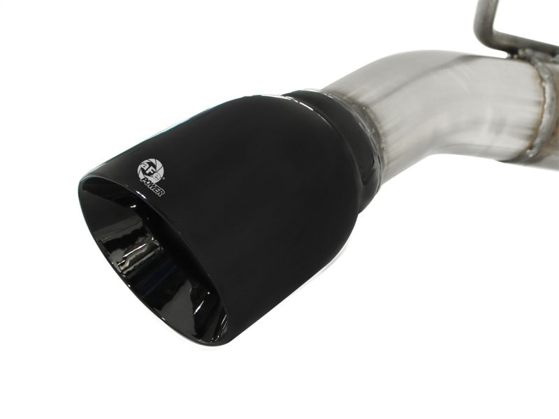 Load image into Gallery viewer, aFe MACHForce XP Exhaust 2.5in Stainless Steel CB/10-13 Chevy Camaro V6-3.6L (td) (gloss blk tip)
