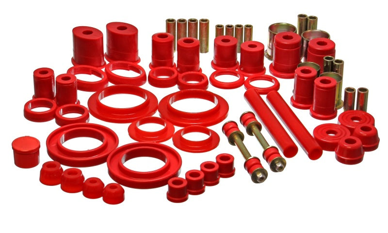 Load image into Gallery viewer, Energy Suspension 99-04 Ford Mustang Red Hyper-flex Master Bushing Set
