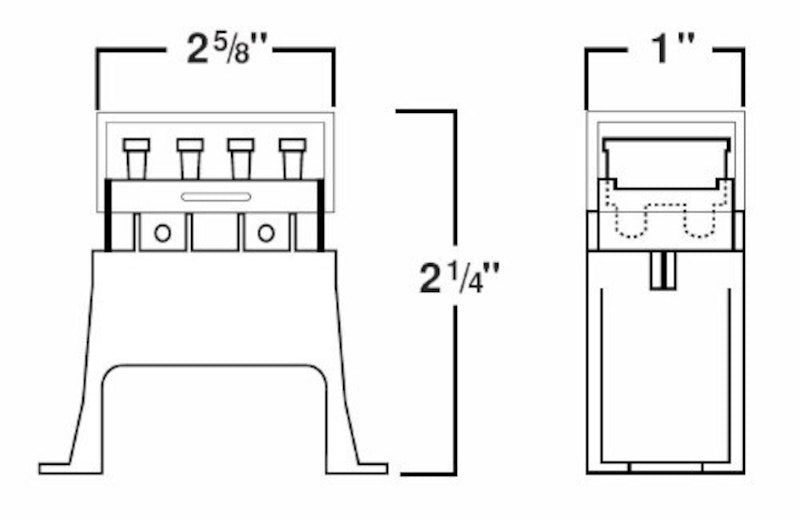 Load image into Gallery viewer, Hella Fuse Box 4 Way Axial Single
