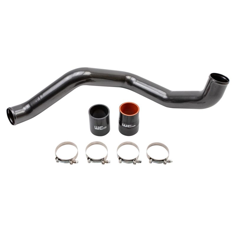 Load image into Gallery viewer, Wehrli 20-24 Chevrolet 6.6L L5P Duramax Driver Side 3in Intercooler Pipe - WCFab Grey
