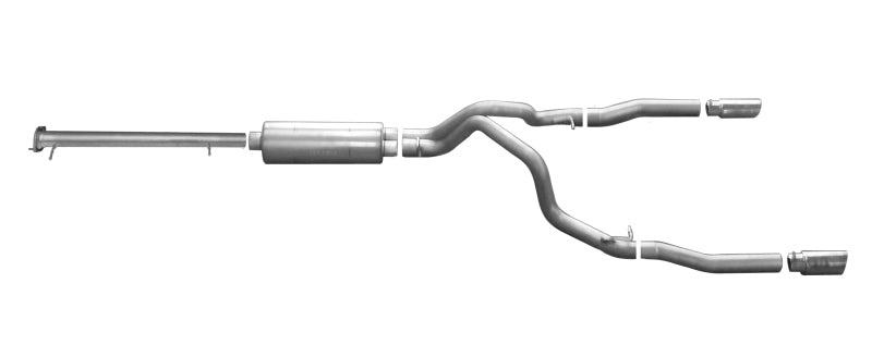 Load image into Gallery viewer, Gibson 15-19 GMC Sierra 2500 HD Base 6.0L 3in Cat-Back Dual Split Exhaust - Stainless
