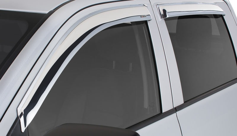 Load image into Gallery viewer, Stampede 2009-2018 Dodge Ram 1500 Extended Cab Pickup Tape-Onz Sidewind Deflector 4pc - Chrome
