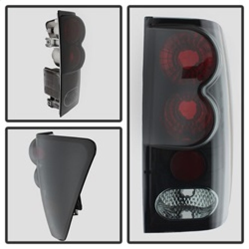 Load image into Gallery viewer, Spyder Nissan Titan 04-14 Euro Style Tail Lights Black Smoke ALT-YD-NTI04-BSM
