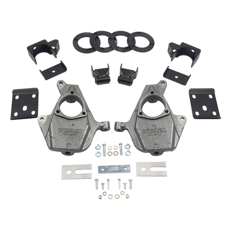 Load image into Gallery viewer, Belltech LOWERING KIT 16.5-17 Chevy Silverado Crew Cab 2WD 3-4F / 7R
