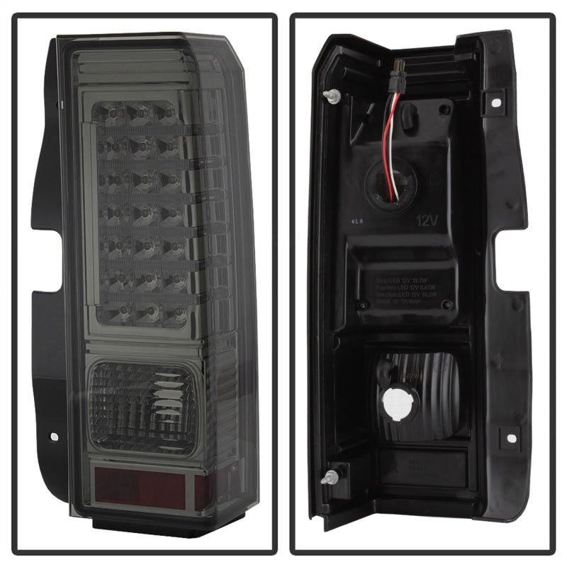 Load image into Gallery viewer, xTune Hummer H3 06-09 ( Non H3T ) LED Tail Lights Smoke ALT-ON-HH306-LED-SM
