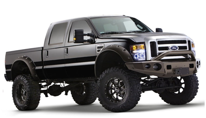 Load image into Gallery viewer, Bushwacker 08-10 Ford F-250 Super Duty Cutout Style Flares 2pc - Black
