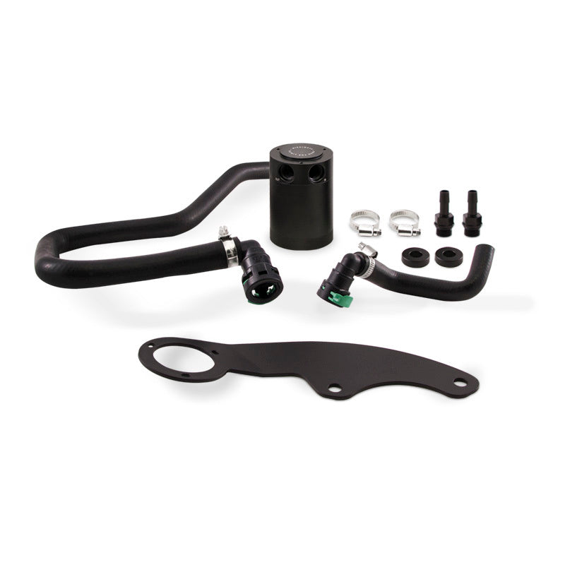 Load image into Gallery viewer, Mishimoto 11-14 Ford Mustang GT Baffled Oil Catch Can Kit - Black
