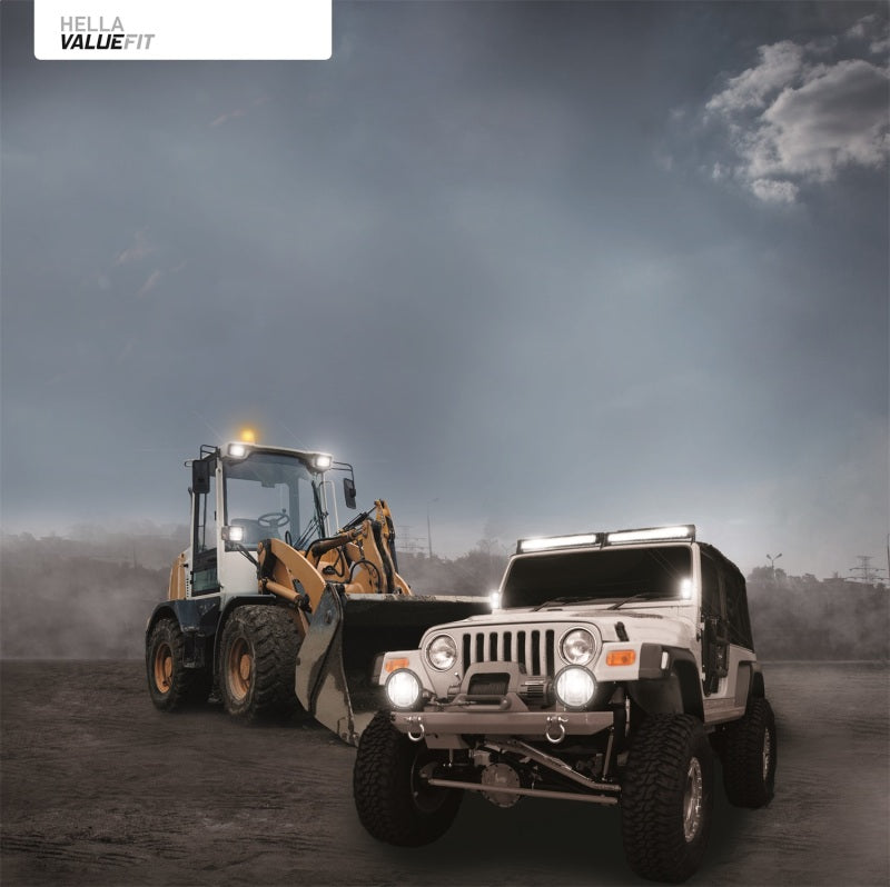 Load image into Gallery viewer, Hella Value Fit Sport 8in Light - 36W Dual Row Flood Beam - LED
